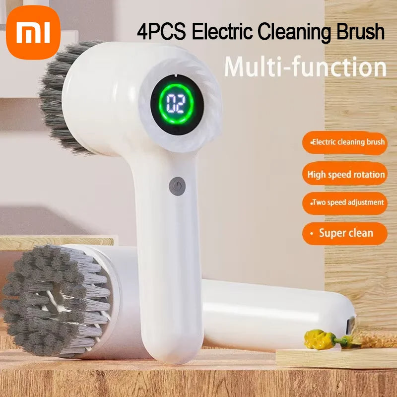 Xiaomi Smart Electric Cleaning Brush Handheld Multifunctional Cleaning Brush for Bathroom Washing and Kitchen Cleaning Tools