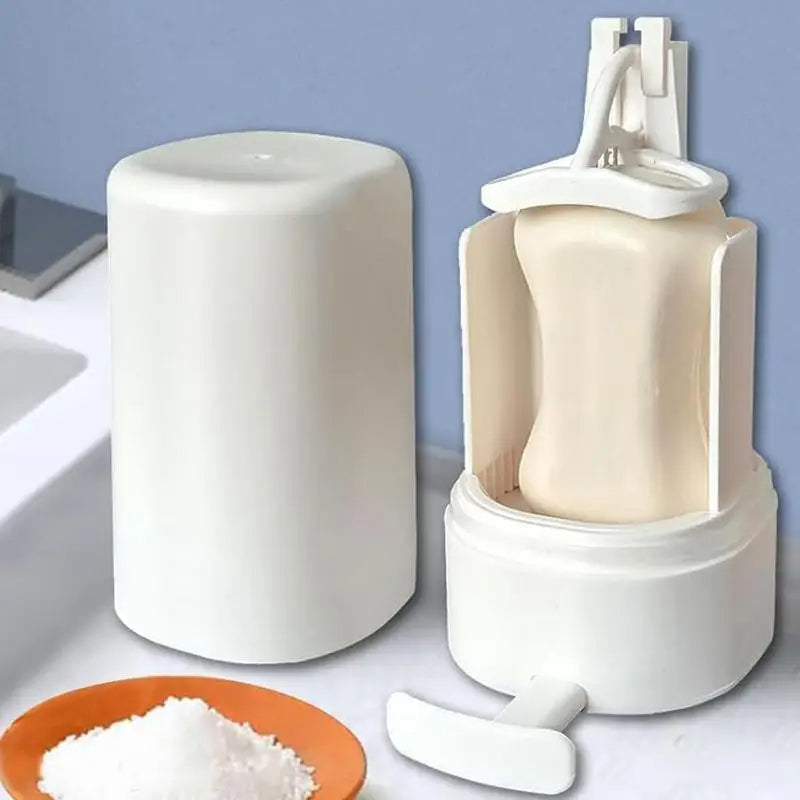 Portable Wall-mounted Soap Powder Grinder Box